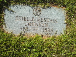 Estelle <I>McSwain</I> Johnson 