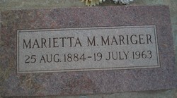 Mariette “Etta” <I>McMullin</I> Mariger 