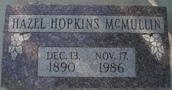 Hazel <I>Hopkins</I> McMullin 