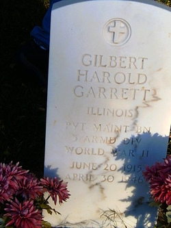 PVT Gilbert Harold Garrett 
