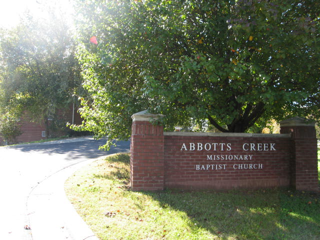 Abbotts Creek Missionary Baptist Church Cemetery
