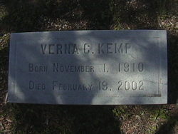 Verna <I>Carpenter</I> Kemp 