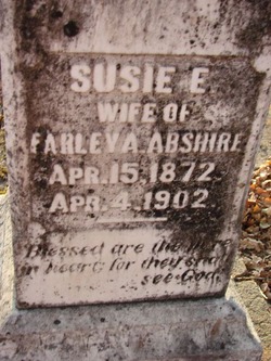 Susie Elizabeth <I>Crow</I> Abshire 