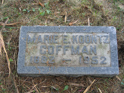 Marie E. <I>Koontz</I> Coffman 