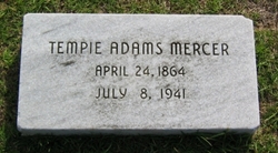 Temperance “Tempie” <I>Adams</I> Mercer 