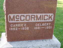 Carrie Edith <I>McCay</I> McCormick 