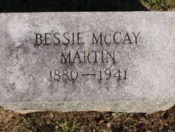 Bessie E <I>McCay</I> Martin 