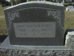 Annie B. <I>Walton</I> White 