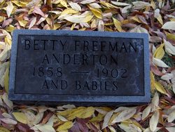 Betty <I>Freeman</I> Anderton 