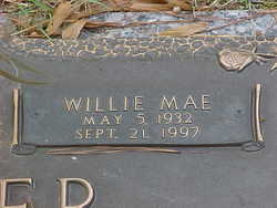 Willie Mae <I>Passmore</I> Purser 