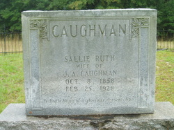 Sarah Ruth “Sallie” <I>Swygert</I> Caughman 