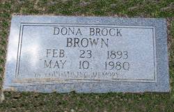 Dona <I>Brock</I> Brown 