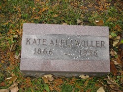 Katherina “Kate” <I>Aepli</I> Woller 