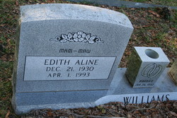 Edith Aline <I>Sanders</I> Williams 