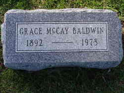 Grace E. “Gracie” <I>Wills</I> Baldwin 