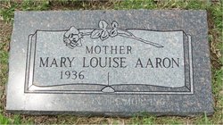 Mary Louise <I>Peer</I> Aaron 
