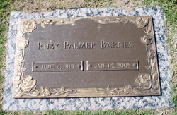 Ruby <I>Palmer</I> Barnes 
