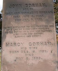 Marcy <I>Mason</I> Gorham 