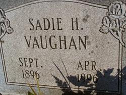 Sadie <I>Houchins</I> Vaughan 