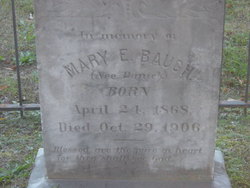 Mary Elizabeth “Mollie” <I>Daniel</I> Baugh 
