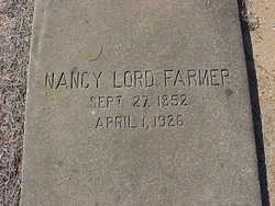 Nancy <I>Lord</I> Farmer 