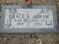 Grace Esther <I>Brown</I> Abram 