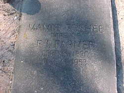 Mary Winifred “Mamie” <I>Foshee</I> Farmer 