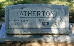 Olive <I>Phillips</I> Atherton 
