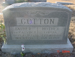 Louisa <I>Ellis</I> Cotton 