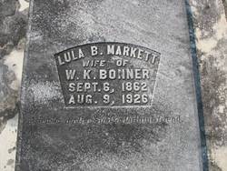 Lula B. <I>Markett</I> Bonner 