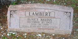Eunice <I>Killan</I> Lambert 
