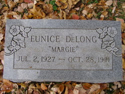 Eunice Margaret “Margie” <I>Stange</I> DeLong 