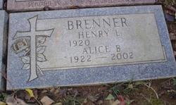 Alice B. <I>Cook</I> Brenner 