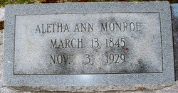 Aletha Ann <I>Hasty</I> Monroe 