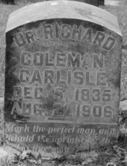 Dr Richard Coleman Carlisle 