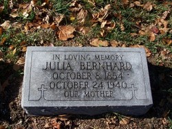 Julia <I>Adams</I> Bernhard 