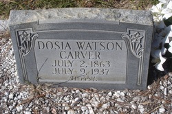 Dosia <I>Watson</I> Carver 