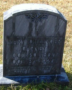 Mary Mariah <I>Dillinger</I> Carney 