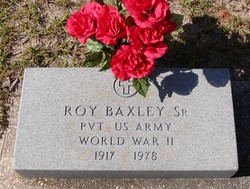Pvt Roy Baxley Sr.