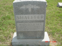 Mary Fletcher <I>Bean</I> Shaeffer 