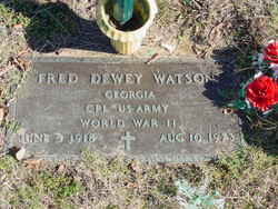 Fred Dewey Watson 