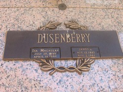 Isabel “Isa” <I>Macaulay</I> Dusenberry 