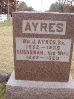 Susannah J. <I>Young</I> Hawkins Ayres 