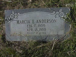 Marcia E Anderson 