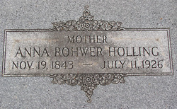 Anna <I>Rohwer</I> Holling 