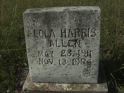 Lola <I>Harris</I> Allen 