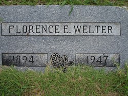 Florence E. <I>Duncan</I> Welter 