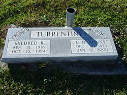 Mildred Ruth “Biddy” <I>Daniel</I> Turrentine 