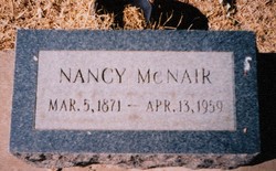 Nancy <I>Cornett</I> McNair 