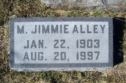 Mary “Jimmie” <I>Miller</I> Alley 